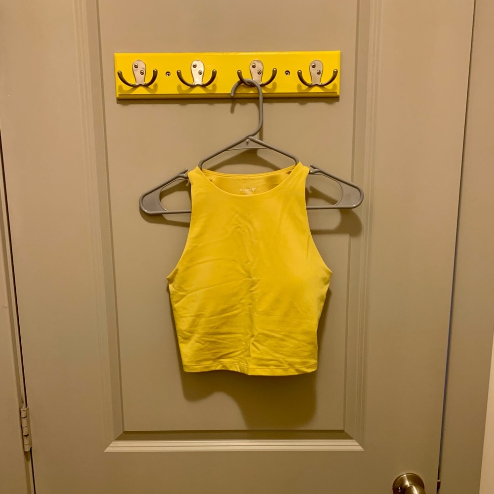 Cropped workout top